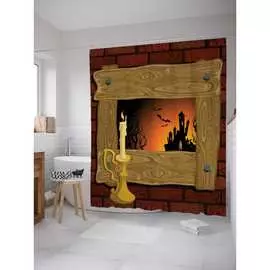 Шторка-занавеска для ванной JOYARTY