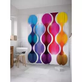 Шторка-занавеска для ванной JOYARTY