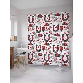 Шторка-занавеска для ванной JOYARTY