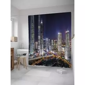 Шторка-занавеска для ванной JOYARTY