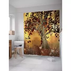 Шторка-занавеска для ванной JOYARTY