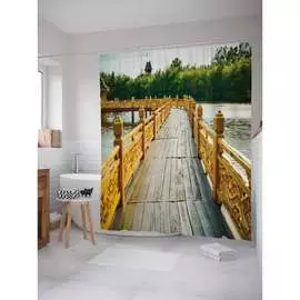 Шторка-занавеска для ванной JOYARTY