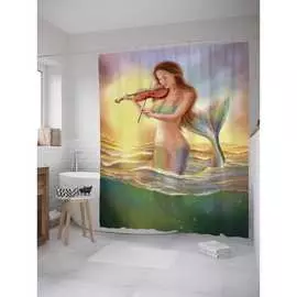 Шторка-занавеска для ванной JOYARTY