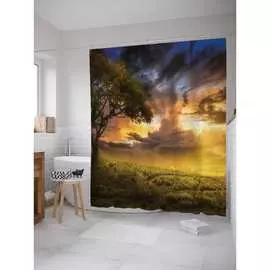 Шторка-занавеска для ванной JOYARTY