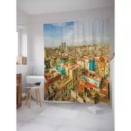 Шторка-занавеска для ванной JOYARTY