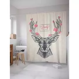 Шторка-занавеска для ванной JOYARTY