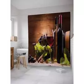 Шторка-занавеска для ванной JOYARTY