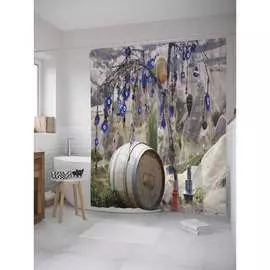 Шторка-занавеска для ванной JOYARTY