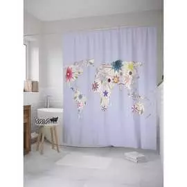 Шторка-занавеска для ванной JOYARTY