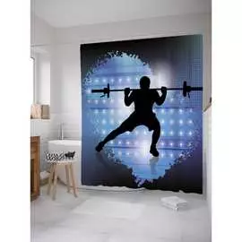 Шторка-занавеска для ванной JOYARTY