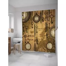 Шторка-занавеска для ванной JOYARTY