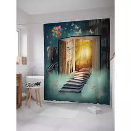 Шторка-занавеска для ванной JOYARTY