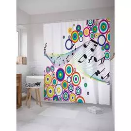 Шторка-занавеска для ванной JOYARTY