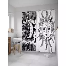 Шторка-занавеска для ванной JOYARTY