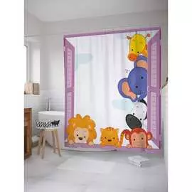 Шторка-занавеска для ванной JOYARTY