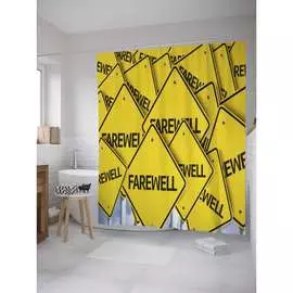 Шторка-занавеска для ванной JOYARTY