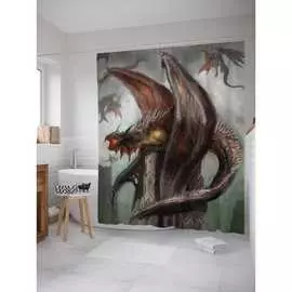 Шторка-занавеска для ванной JOYARTY