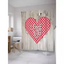 Шторка-занавеска для ванной JOYARTY