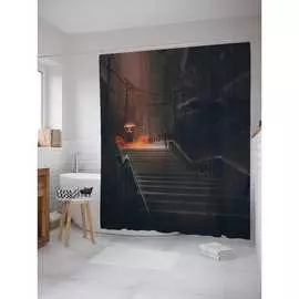 Шторка-занавеска для ванной JOYARTY