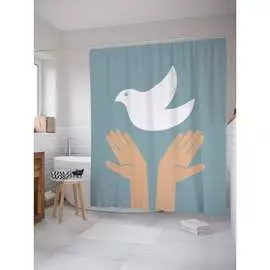 Шторка-занавеска для ванной JOYARTY