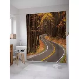 Шторка-занавеска для ванной JOYARTY