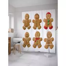 Шторка-занавеска для ванной JOYARTY