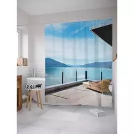 Шторка-занавеска для ванной JOYARTY