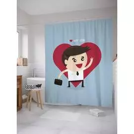 Шторка-занавеска для ванной JOYARTY