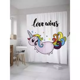 Шторка-занавеска для ванной JOYARTY