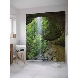 Шторка-занавеска для ванной JOYARTY