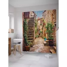 Шторка-занавеска для ванной JOYARTY