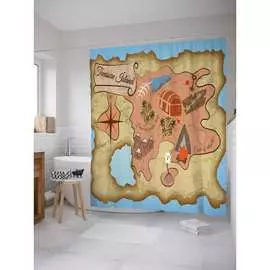 Шторка-занавеска для ванной JOYARTY