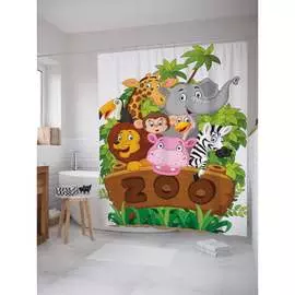 Шторка-занавеска для ванной JOYARTY