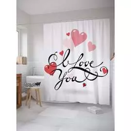 Шторка-занавеска для ванной JOYARTY