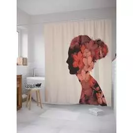 Шторка-занавеска для ванной JOYARTY