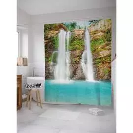 Шторка-занавеска для ванной JOYARTY