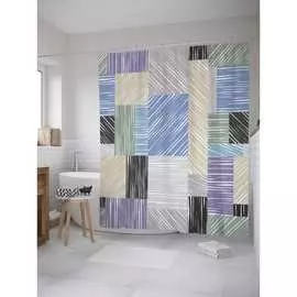 Шторка-занавеска для ванной JOYARTY