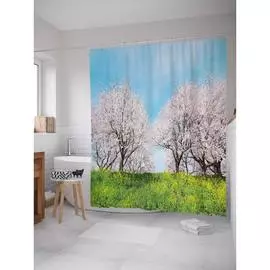 Шторка-занавеска для ванной JOYARTY