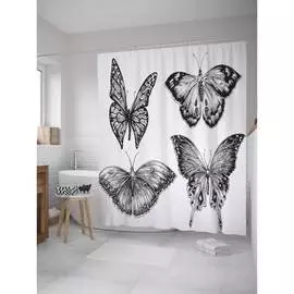 Шторка-занавеска для ванной JOYARTY