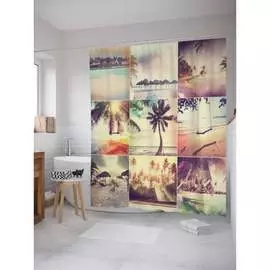 Шторка-занавеска для ванной JOYARTY