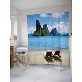 Шторка-занавеска для ванной JOYARTY