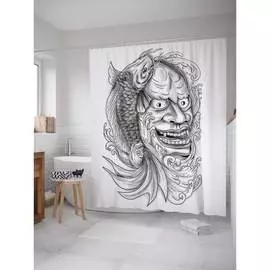 Шторка-занавеска для ванной JOYARTY