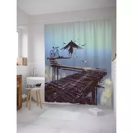 Шторка-занавеска для ванной JOYARTY