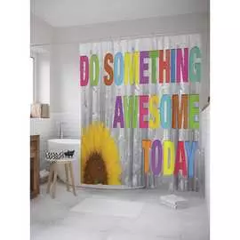 Шторка-занавеска для ванной JOYARTY