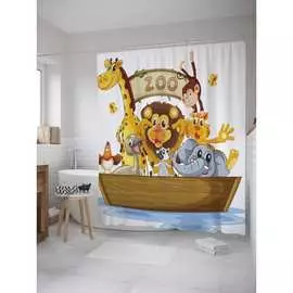 Шторка-занавеска для ванной JOYARTY