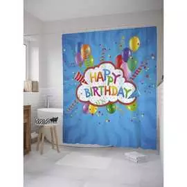 Шторка-занавеска для ванной JOYARTY