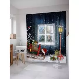 Шторка-занавеска для ванной JOYARTY