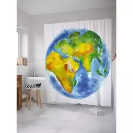 Шторка-занавеска для ванной JOYARTY