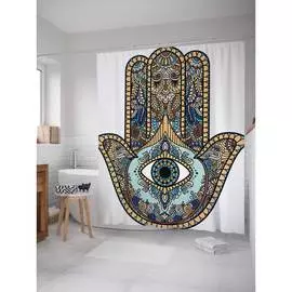 Шторка-занавеска для ванной JOYARTY