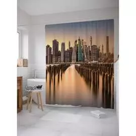 Шторка-занавеска для ванной JOYARTY